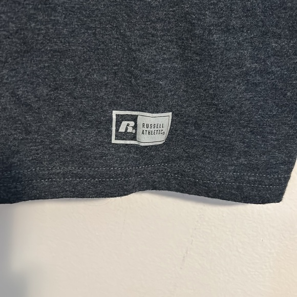 Clemson Russell Athletic Dark Gray T-shirt size M. Unisex - Picture 3 of 5